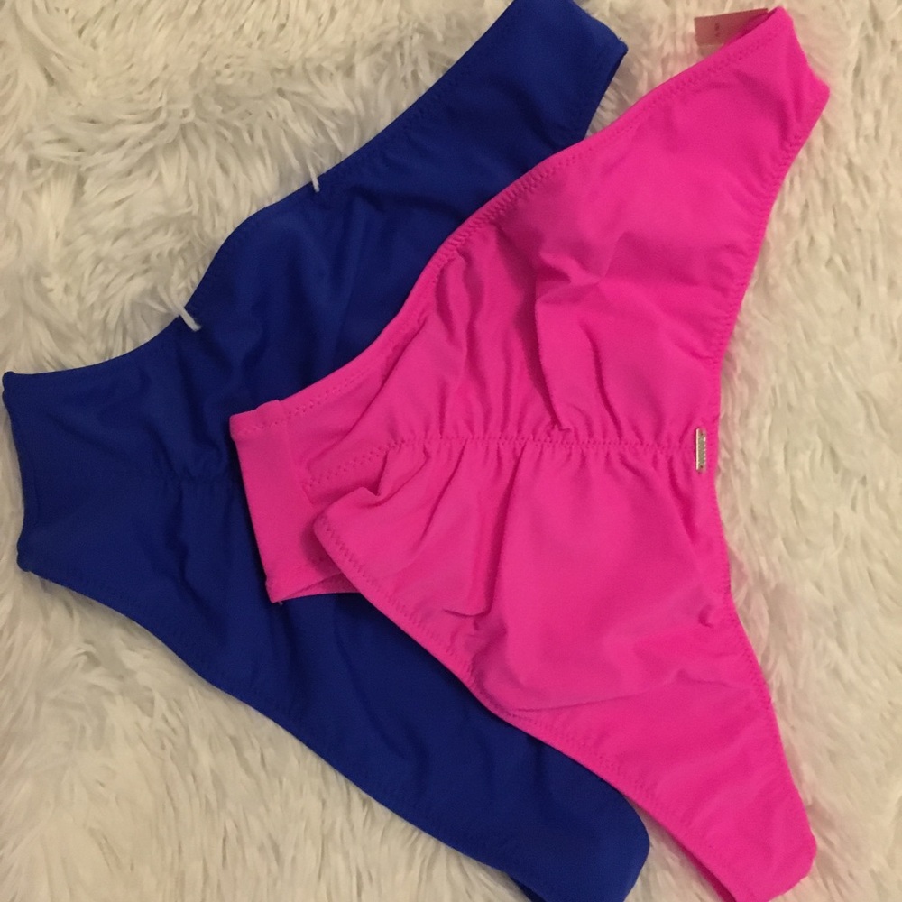 NWT Pink Victoria’s Secret Swim Bottoms - Picture 5 of 5
